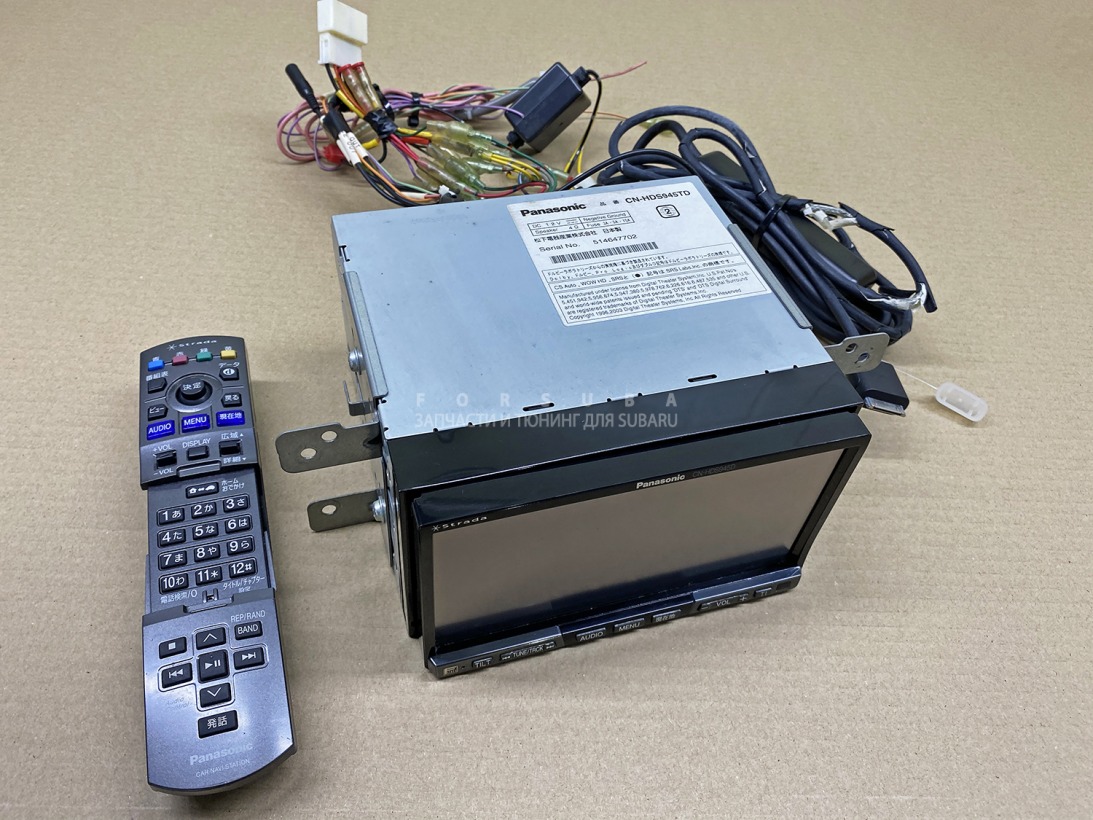 Магнитола Panasonic CN-HDS945TD Subaru Forester 2008 SH5 EJ204JPZME контрактная