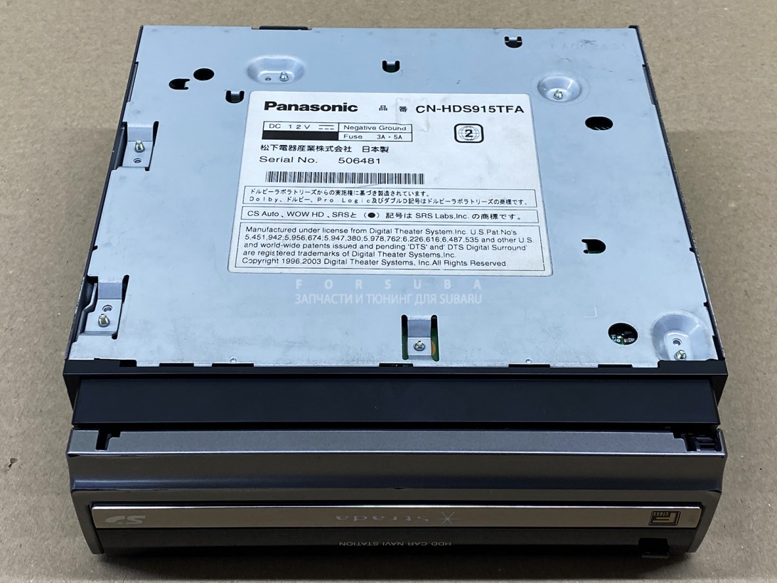 Магнитола Panasonic CN-HDS915TFA Subaru Legacy BLE EZ30DJCDGE