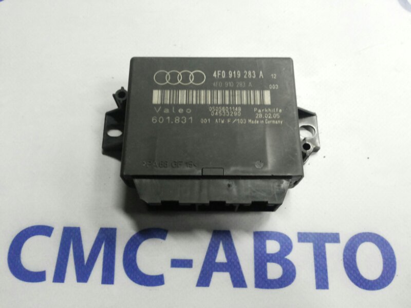 Блок управления парктроником Audi Q7 2006-2007 4.2 BAR 4F0919283A Б/У