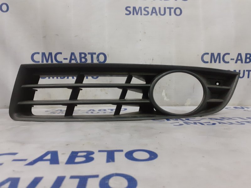 Накладка бампера передняя левая Volkswagen Passat 2006-2009 B6 2.0 BVY 3C0853665A Б/У