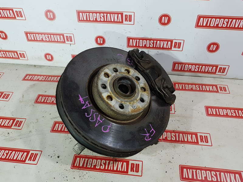 Ступица передняя правая VOLKSWAGEN PASSAT 2008 B6 BZB 3C0407254F контрактная