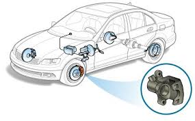 Суппорт передний правый HONDA STEPWGN RF1 Б/У