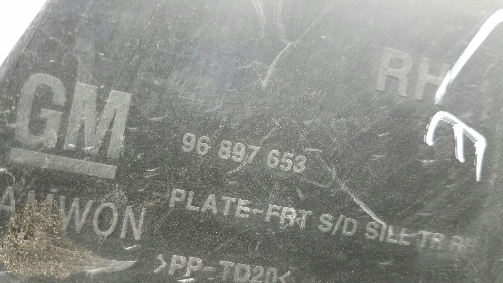 Накладка порога внутренняя передняя правая Cruze 2012 J300 F16D3 1.6л