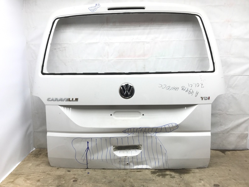 Крышка багажника задняя VOLKSWAGEN CARAVELLE 2015- T6 7E0827025AK Б/У