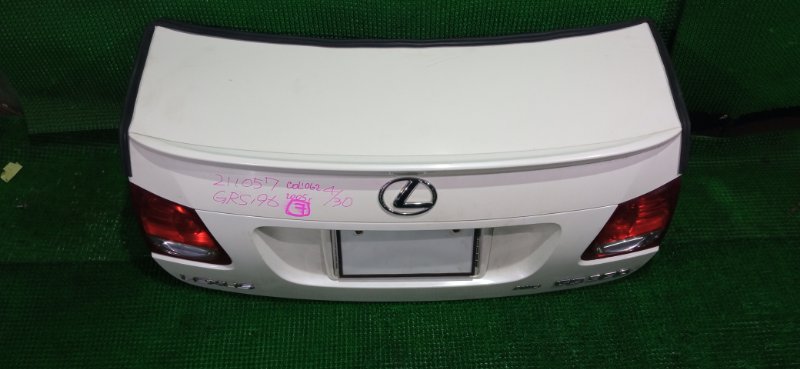 Крышка багажника LEXUS GS350 GRS196 2GR-FSE