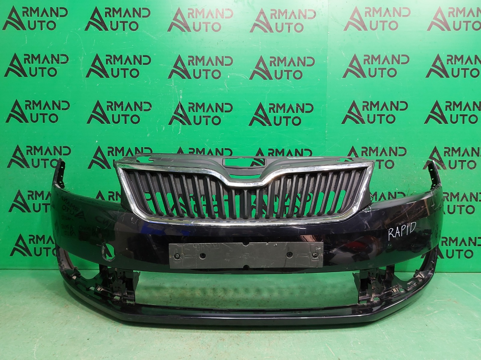 Бампер передний SKODA RAPID 2012-2017 1 60U807221F Б/У