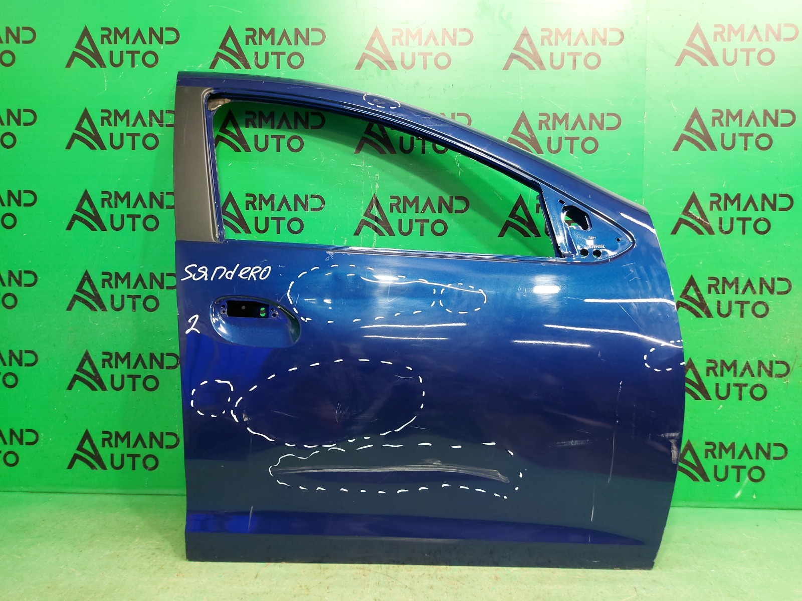 Дверь передняя правая RENAULT SANDERO 2013-2022 2 801008681R Б/У