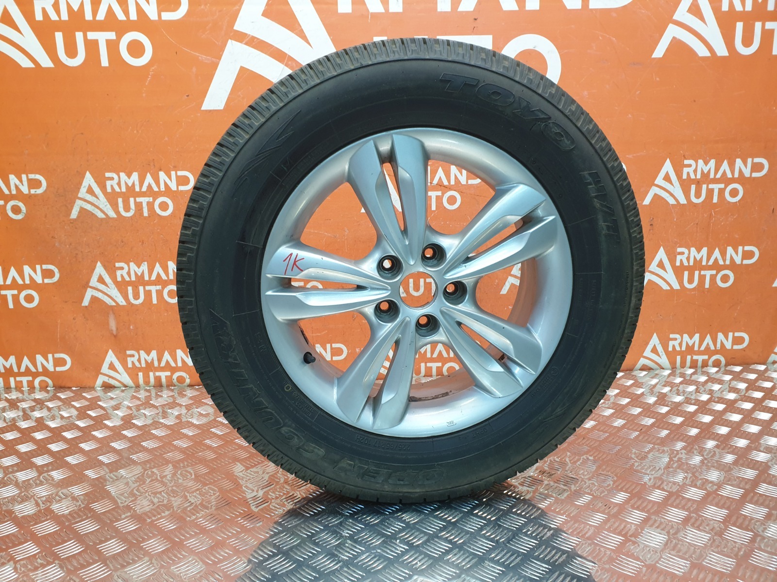 Диск колёсный R17 Hyundai IX35 1 529102s200 id152007 запчасть контрактная  купить в Москве, цена 11600₽