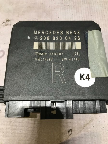 Блок двери правый MERCEDES CLK-CLASS 1998 W208 112.940 3.2L a2088200426 контрактная