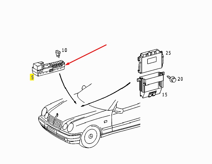 Схема предохранителей мерседес w208