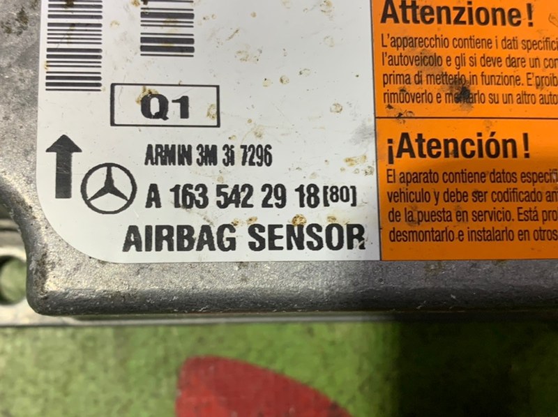 Блок управления airbag M-CLASS 2003 W163 112.970 3.7L