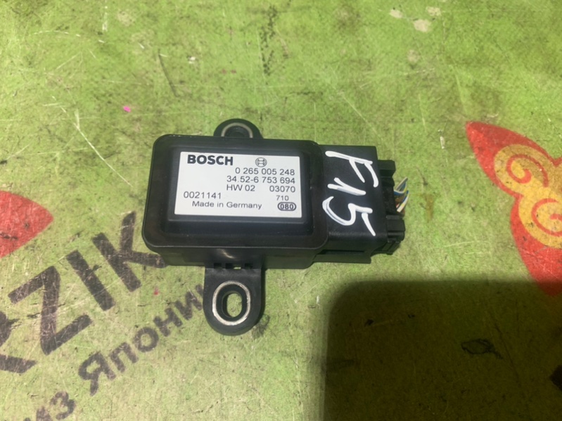 Запчасть датчик ускорения BMW X5 2003 E53 M57D30 34526753694 контрактная Датчик ускорения BMW X5 2003 E53 M57D30 34526753694 контрактная