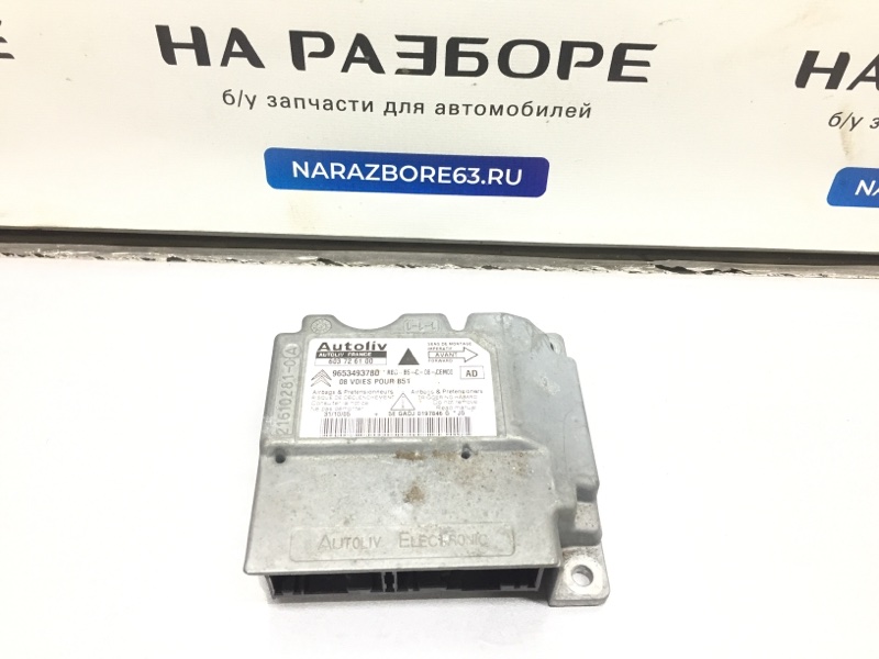 Блок управления AIR BAG CITROEN C4 2008 LC 1.6 9653493780 Б/У