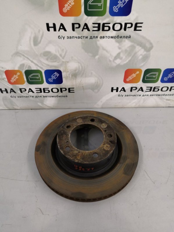 Тормозной диск передний правый TOYOTA Land Cruiser 2016 200 1UR-FE 43512-60210 Б/У