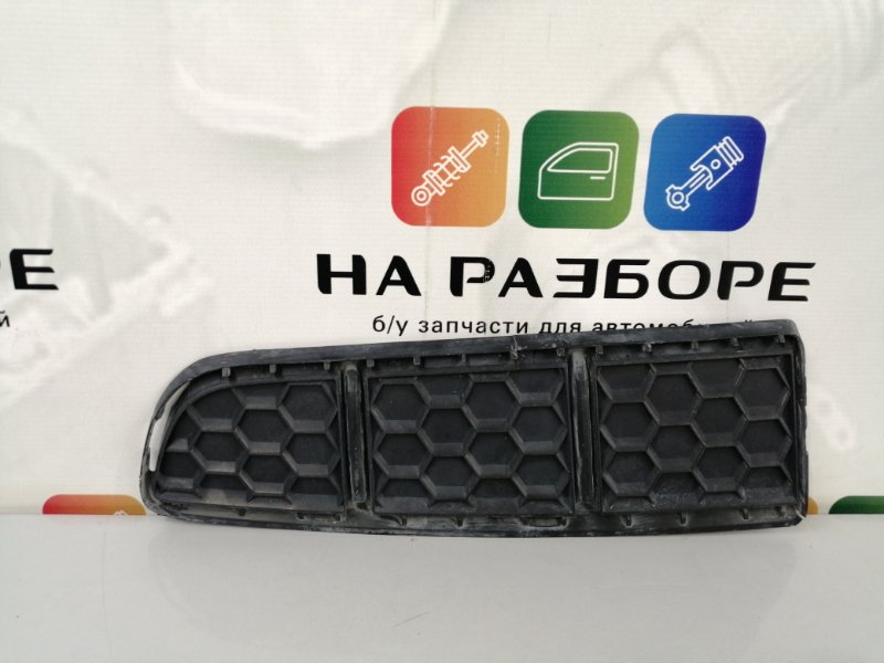 Накладка на бампер передняя левая Porsche Cayenne 2014 958 M48.02 7p5807819 Б/У