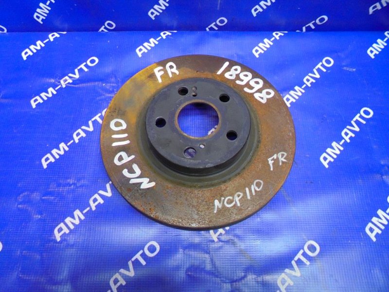 Диск тормозной передний правый TOYOTA IST NCP110 1NZ-FE 43512-12710 контрактная