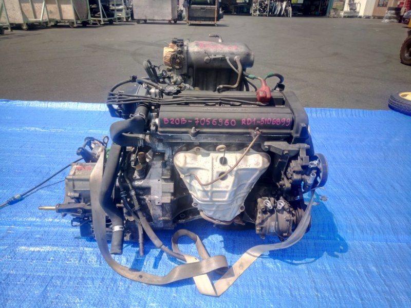 Двигатель HONDA CR-V 1998 RD1 B20B 11000P3F801 контрактная
