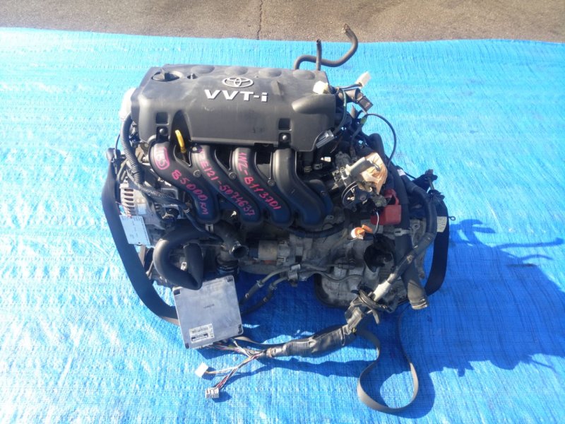 Двигатель TOYOTA COROLLA RUNX 2004 NZE121 1NZ-FE 19000-21122 контрактная