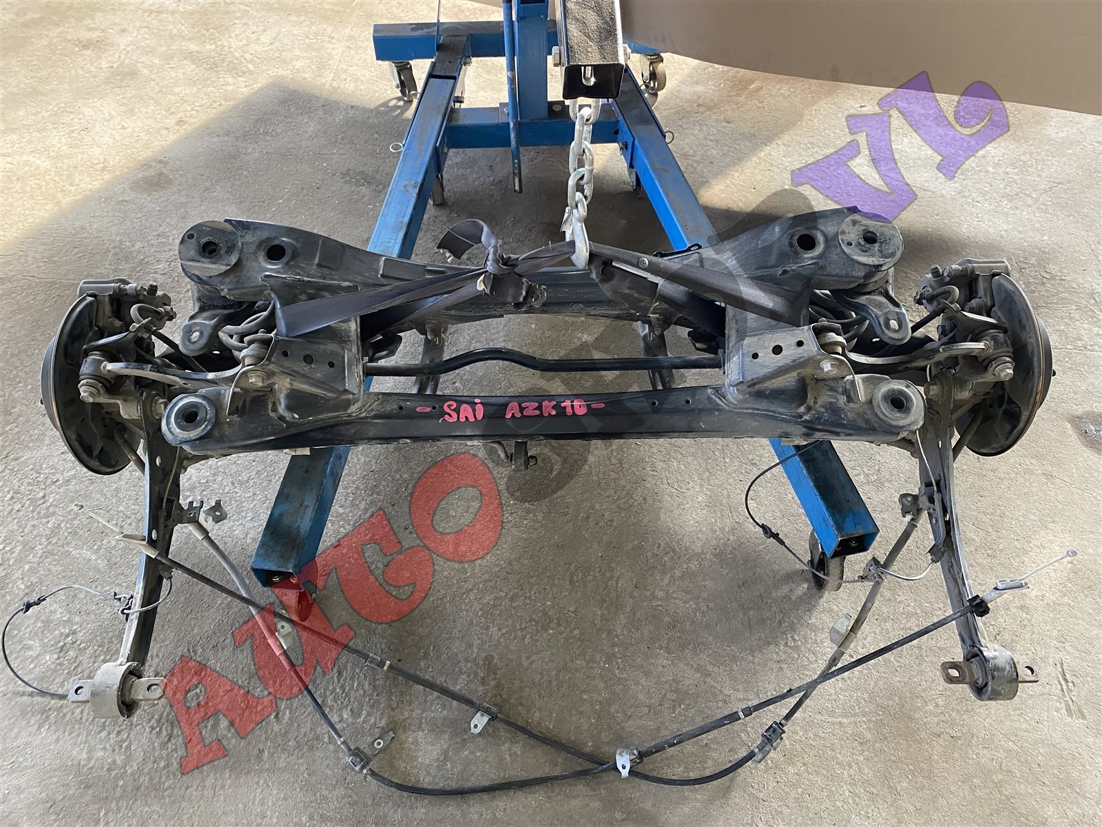 Балка подвески задняя TOYOTA SAI 01.2010 AZK10 2AZFXE 51206-75011 купить  контрактная id18881