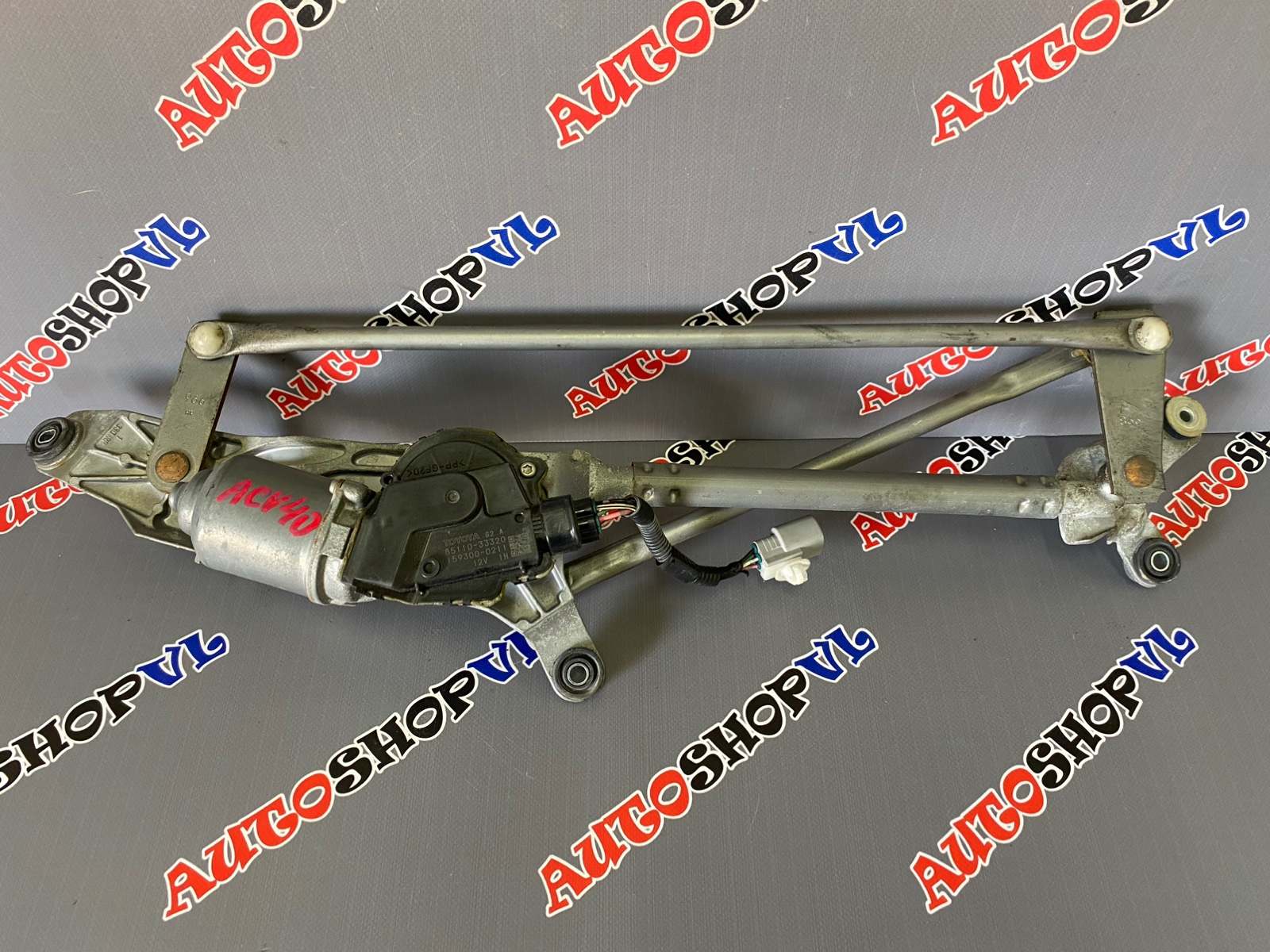 Мотор дворников передний TOYOTA CAMRY 02.2006 ACV40 2AZFE 85110-33320  купить контрактная id2879