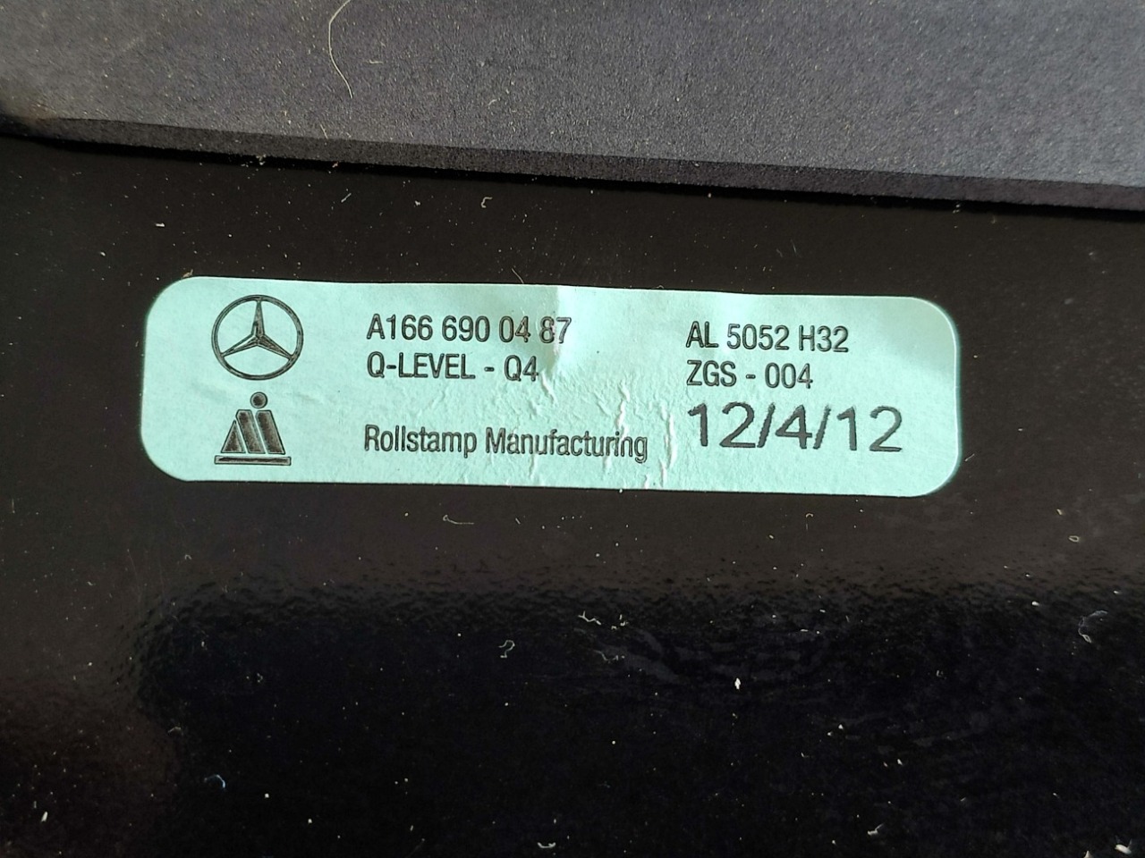 Накладка двери задняя правая GL-Class X166