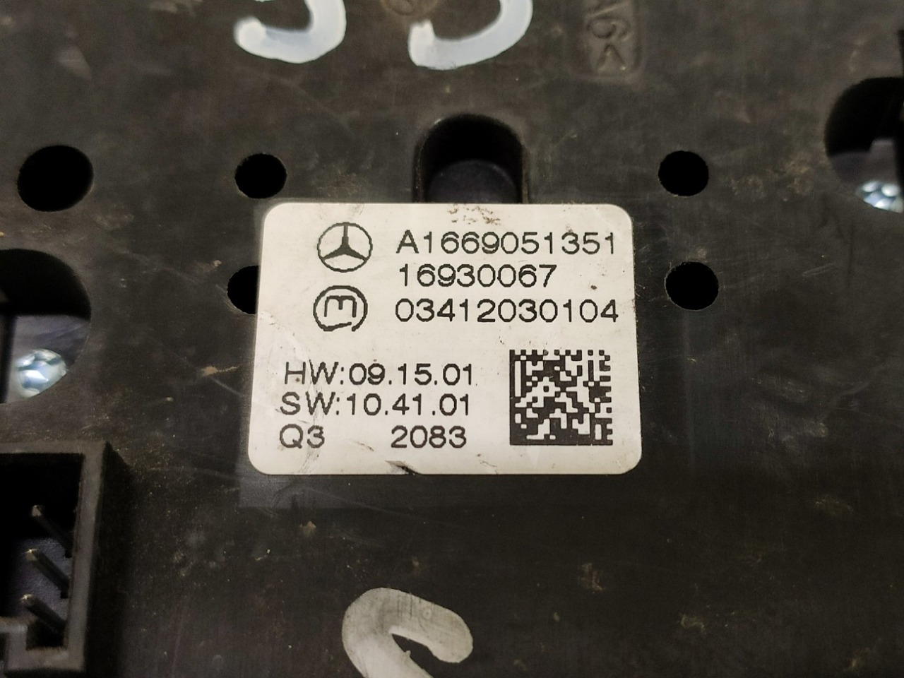 Блок переключения подвески Mercedes-Benz M-Class W166