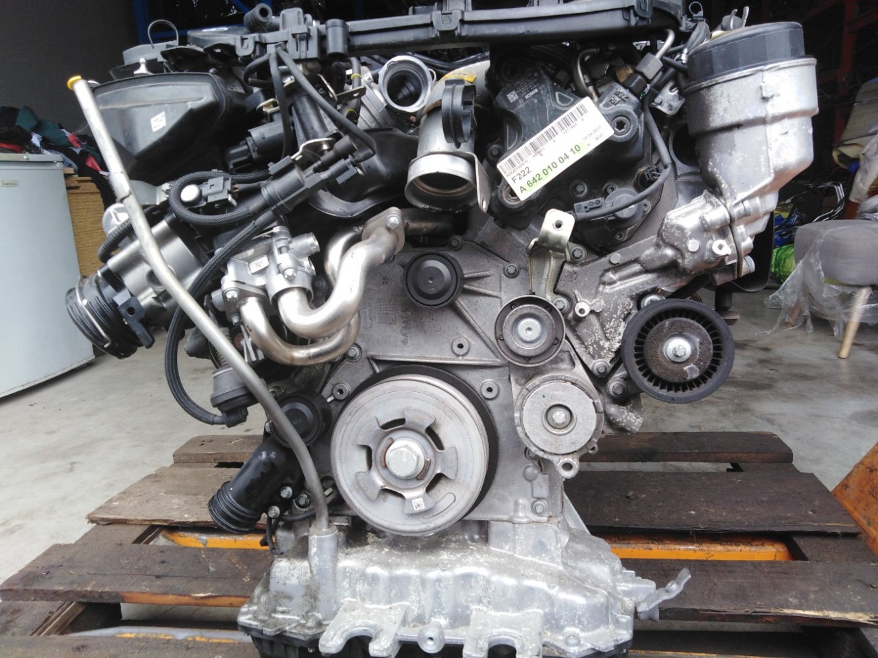 Двигатель S-Class 2017 W222 OM642