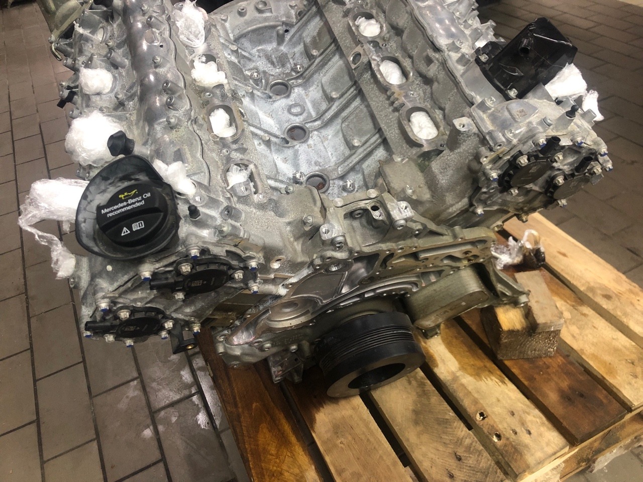 Двигатель GLS-Class 2017 X166 M157