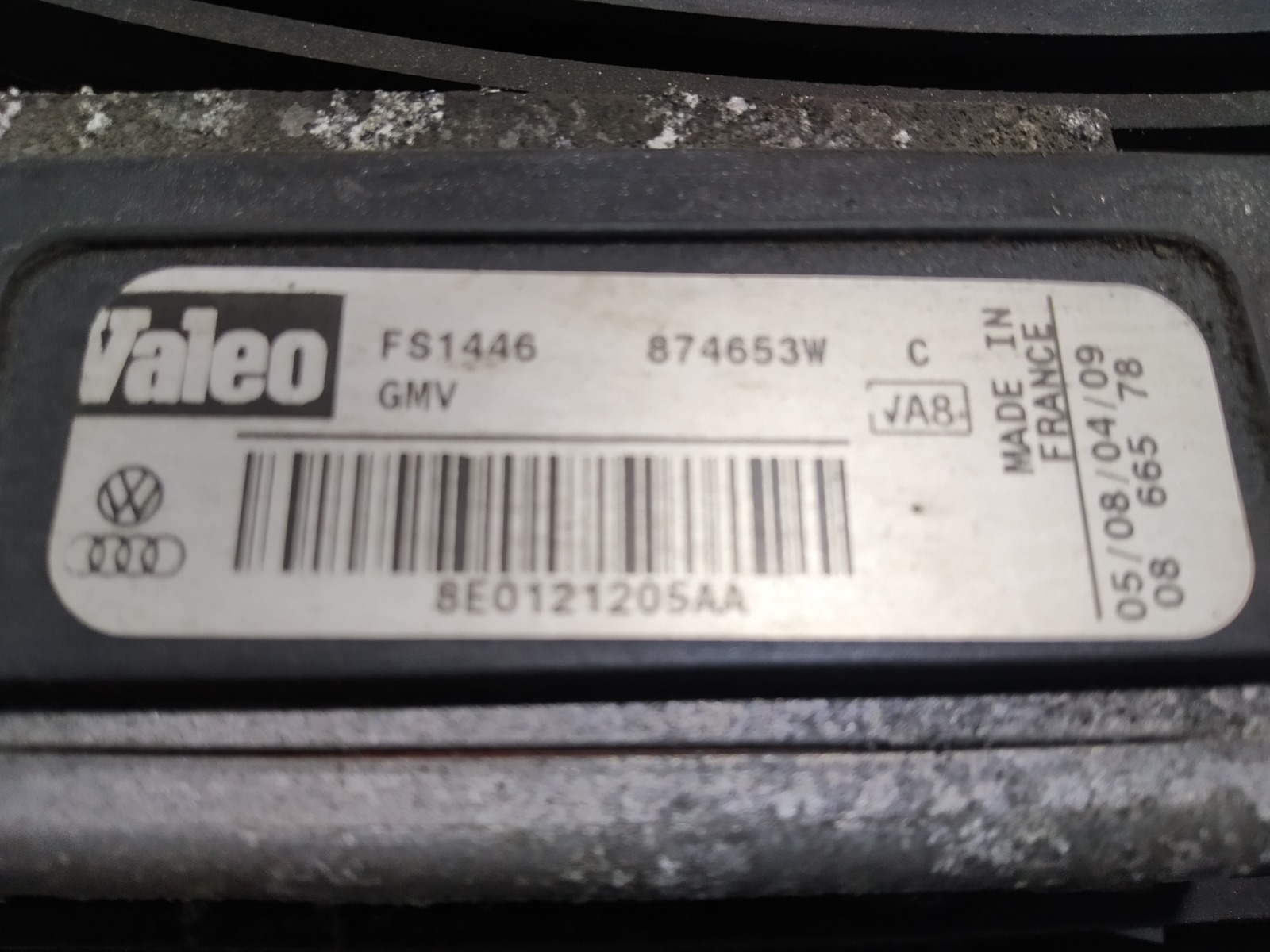 Вентилятор радиатора Audi A4 B6 1.9 TDi