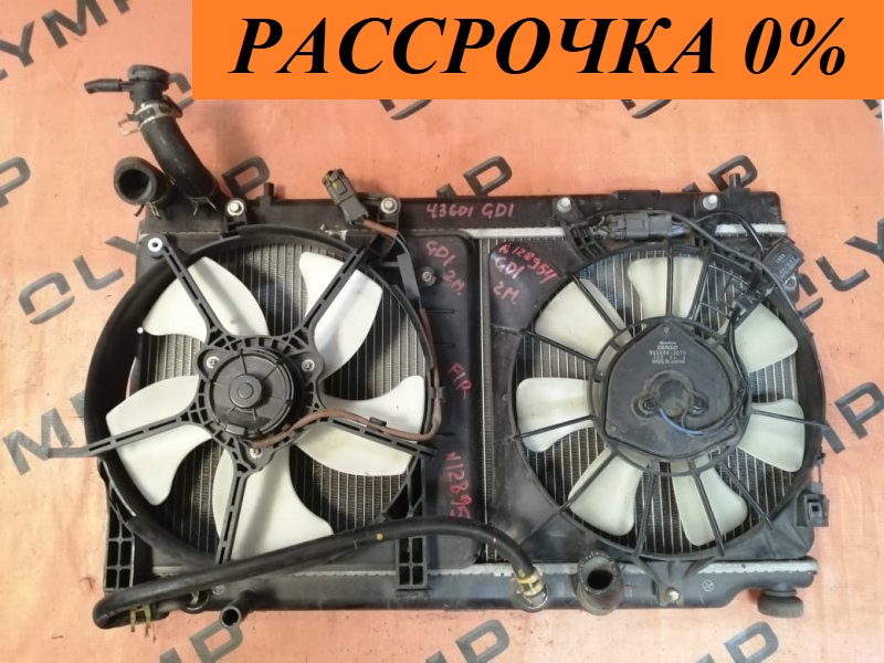 Диффузор радиатора правый HONDA FIT GD1 L13A 80161-SAA-003 контрактная