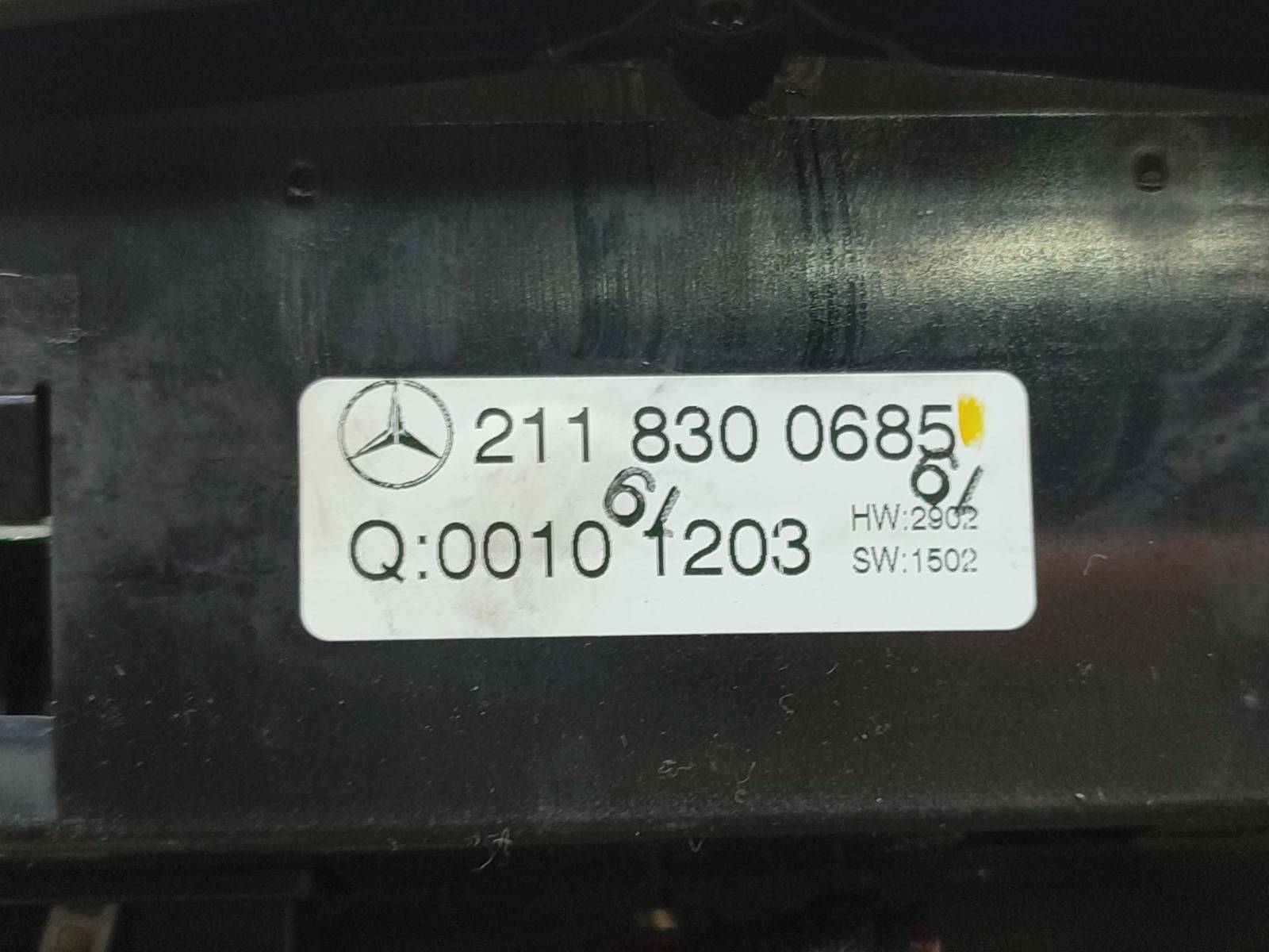 Блок управления климат-контролем E-Class 2003 W211 112.949