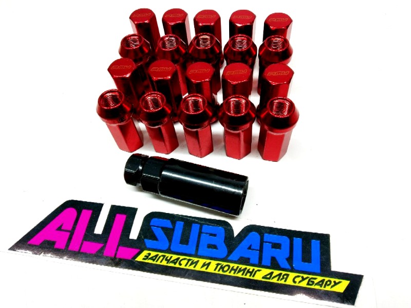 Колесные гайки M12*1.25 SUBARU exn014red новая