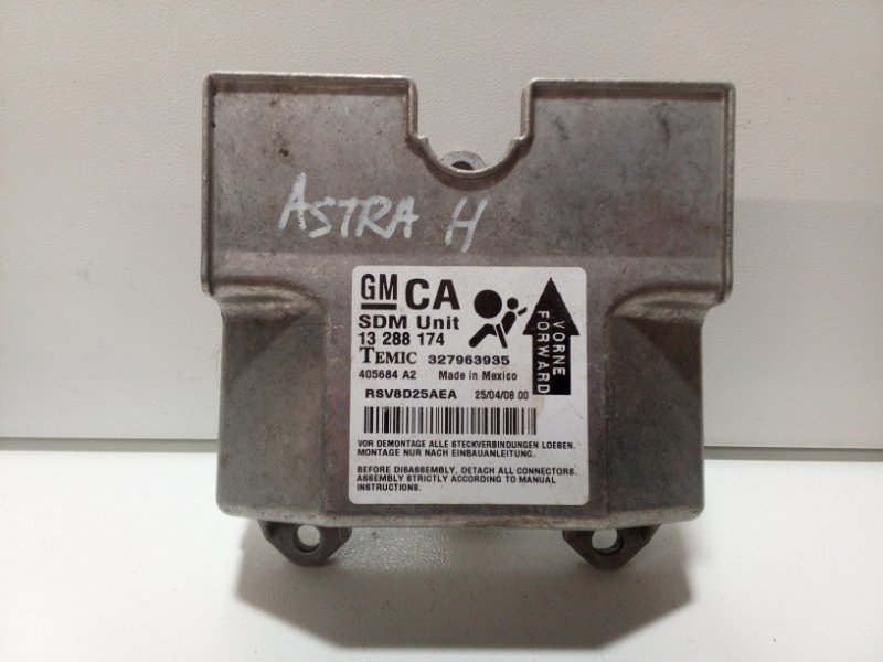 Блок управления подушками безопасности OPEL ASTRA H 2004-2015 L48 1232310 Б/У