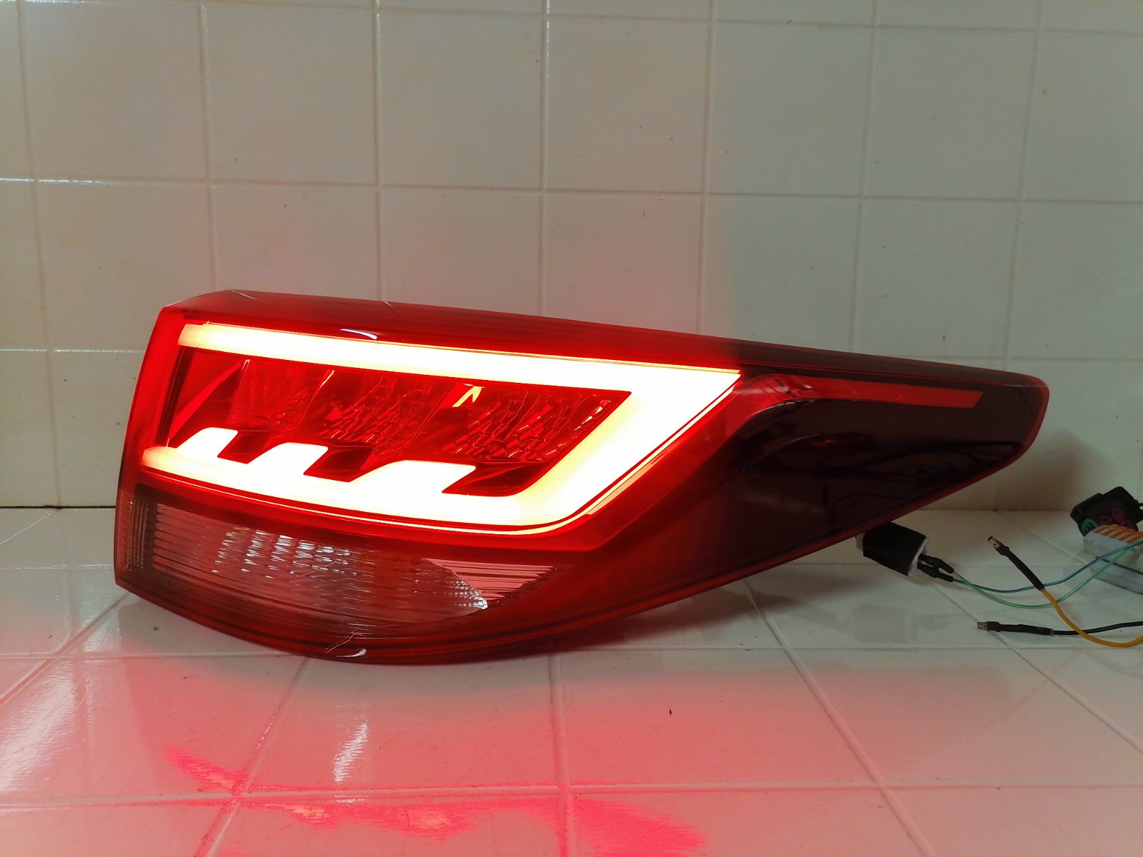 задние led фонари kia rio 4