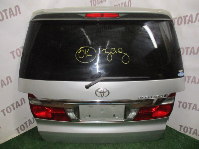 Дверь 5-я TOYOTA ALPHARD 2002 ANH15 2AZFE 67005-58022 Б/У