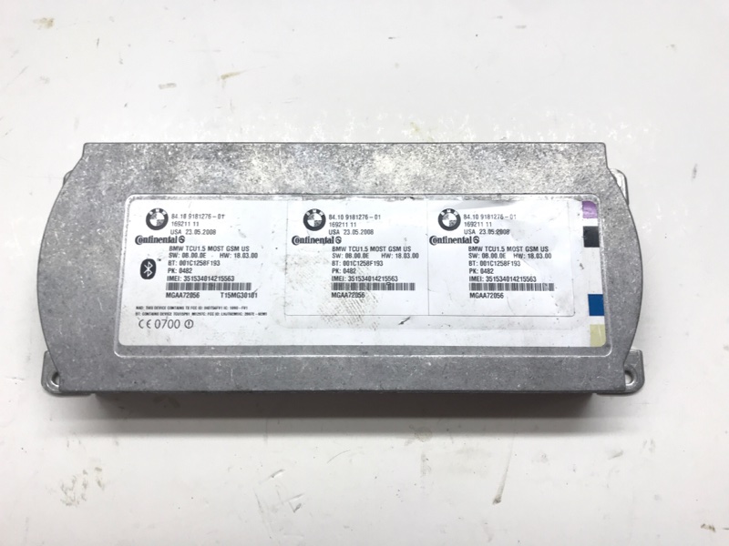 Telematics Control Unit BMW X5 2009 E70 N62 4.8 84109231092 Б/У