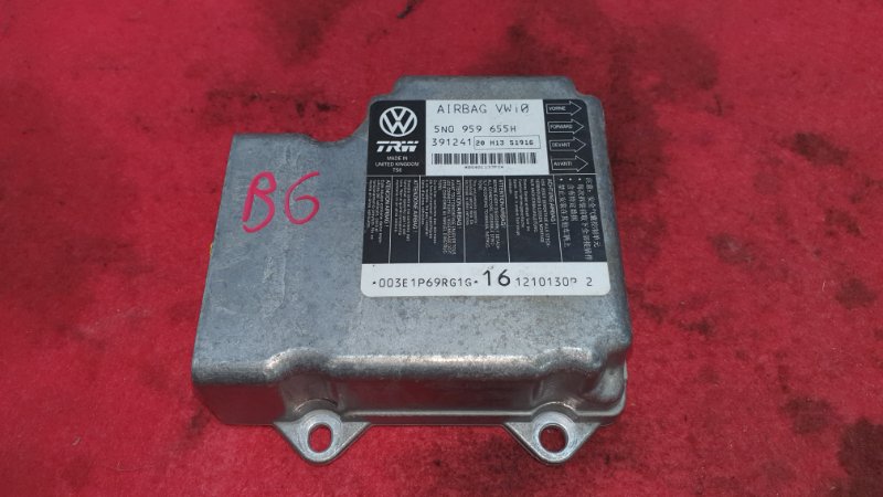 Блок управления airbag Volkswagen Passat 3C2 5n0959655h Б/У