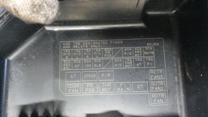 Крышка блока предохранителей Suzuki SX4 GYA
