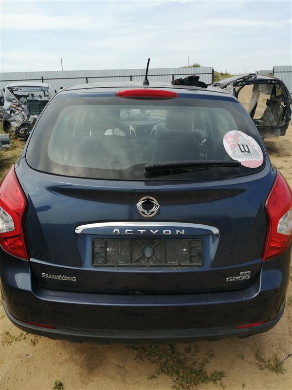 Крышка багажника задняя SsangYong Actyon New 2014 CK G20T-001 14308551 Б/У