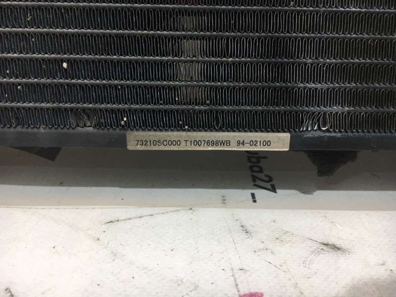 Радиатор кондиционера Impreza WRX STI 2009 GRF EJ257