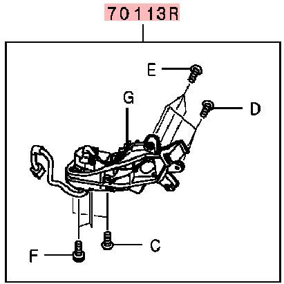 ЗЕРКАЛО правое MITSUBISHI PAJERO SPORT 3 2015- KS1W 4N15 7632C448 новая