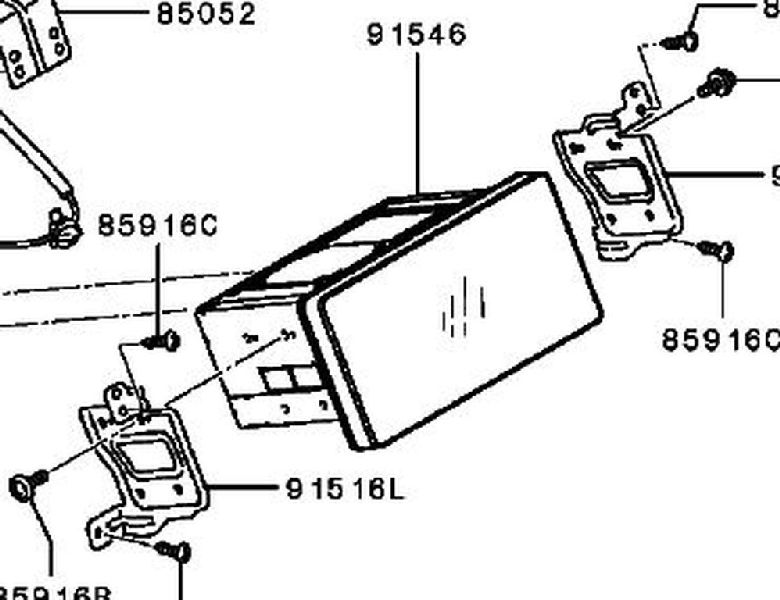 Кронштейн левый MITSUBISHI PAJERO SPORT 3 2015- KS1W 4N15 8701A549 Б/У