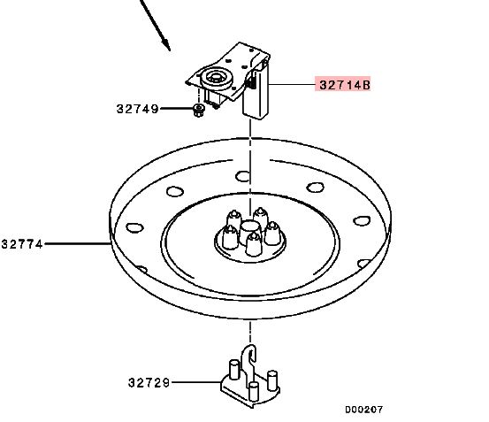 КРОНШТЕЙН ЗАПАСНОГО КОЛЕСА MITSUBISHI OUTLANDER XL CW1W 4B11