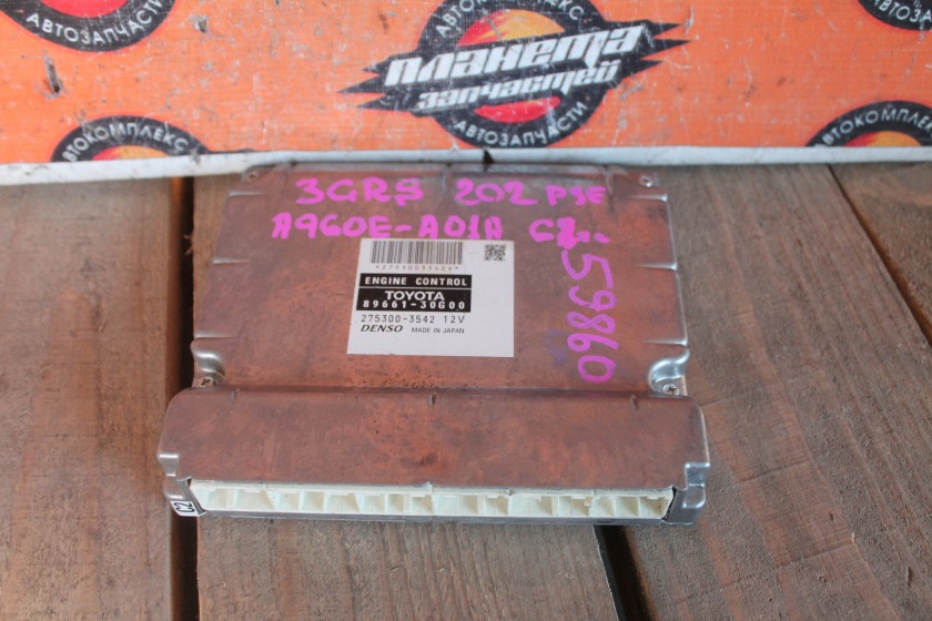 Блок efi TOYOTA CROWN GRS202 3GR-FSE 89661-30G00 контрактная