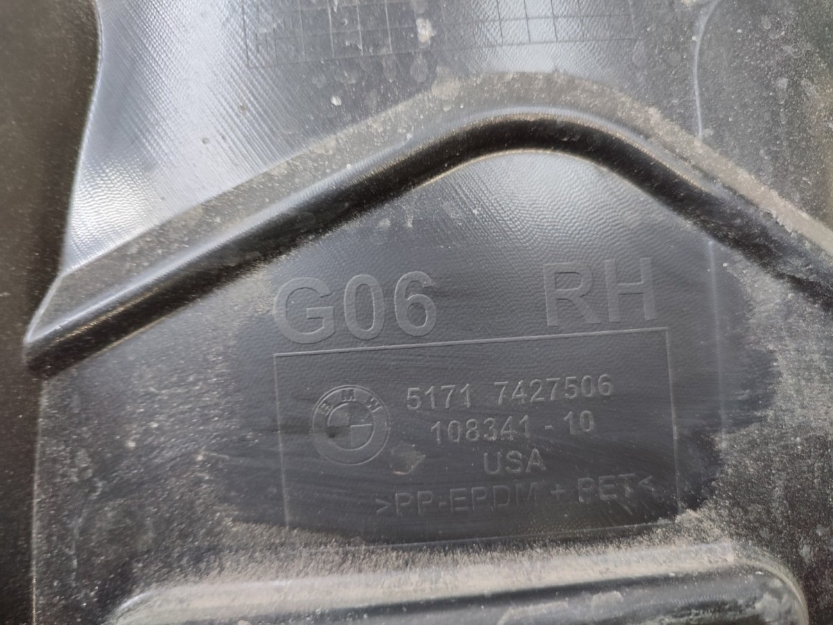 Подкрылок передний правый X6 2019- G06