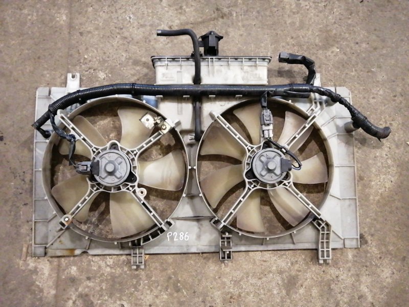 Вентилятор радиатора Mazda 6 2005 GG LF LF1915025A контрактная