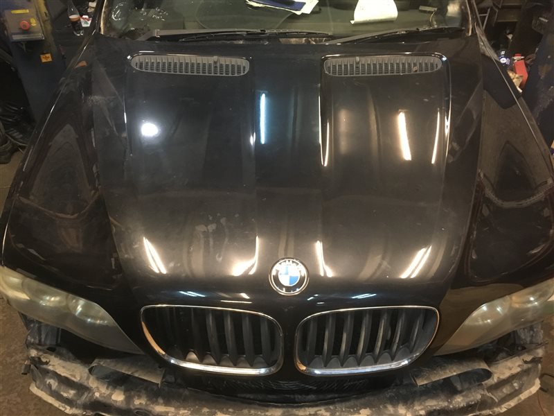 Капот BMW X5 2006 E53 M54B30 41617121102 контрактная