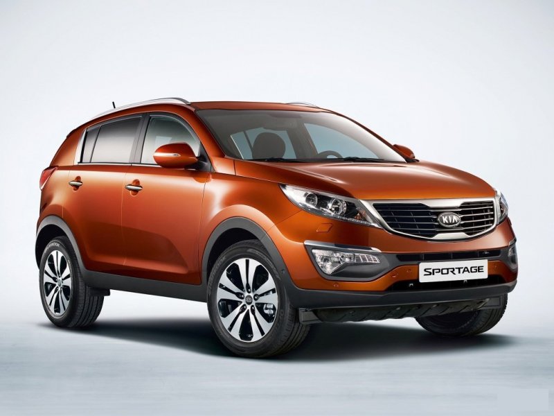 Молдинг на бампер передний левый SPORTAGE SL