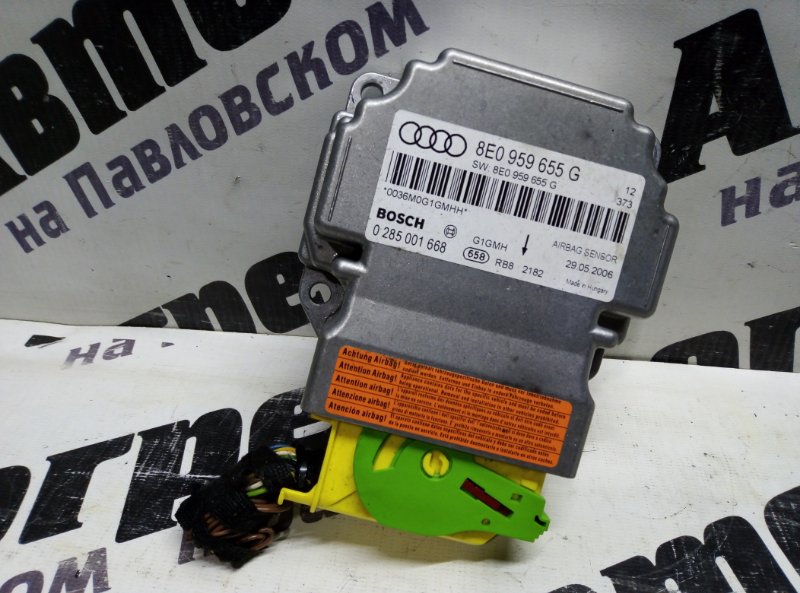 Блок управления airbag AUDI A4 14.06.2006 B7 BWE 8E0959655G контрактная