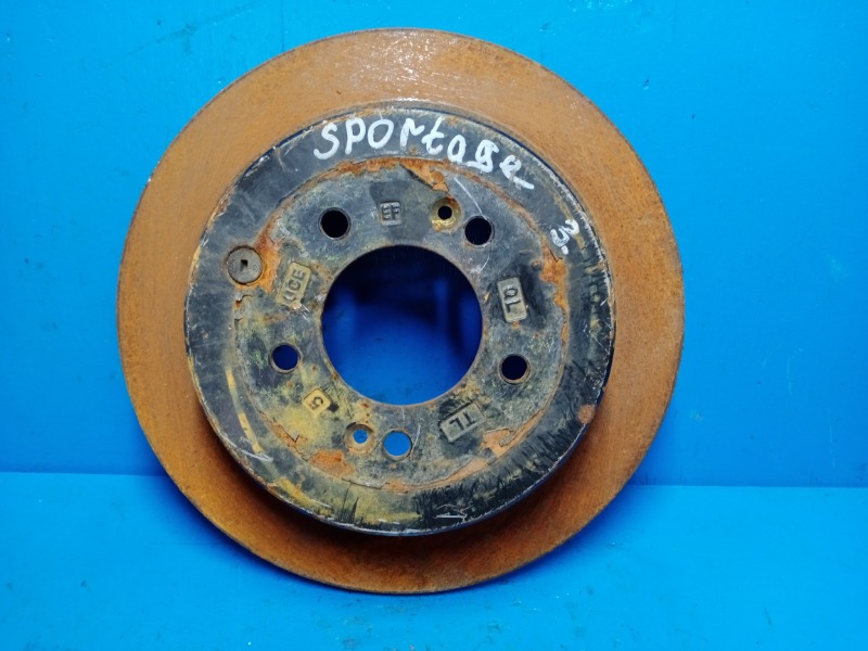 Тормозной диск задний KIA Sportage 4 2015-2019 58411-D3700 контрактная